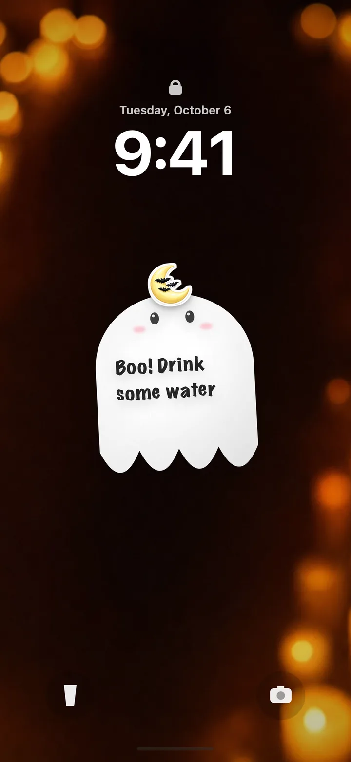 One big ghost